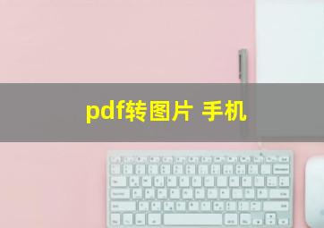 pdf转图片 手机